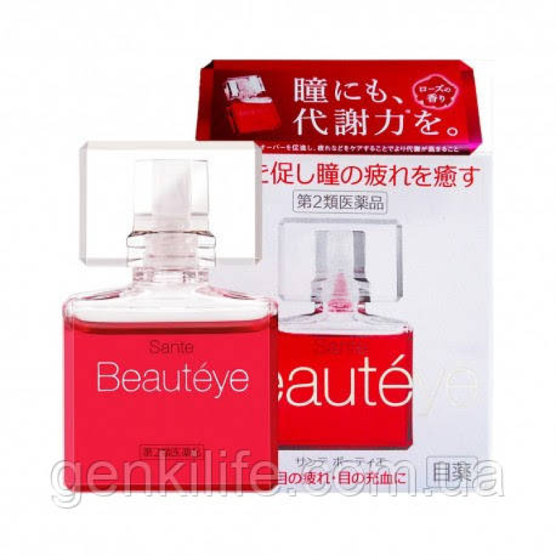 Очні краплі Sante Beauteye для сучасних жінок і дівчат Японія / індекс свіжості 3 / 12 мл